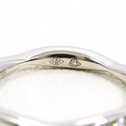 Chanel Pt950 Platinum Ring ・ring No 6 Diamond Total Weight Approximately 3.0g