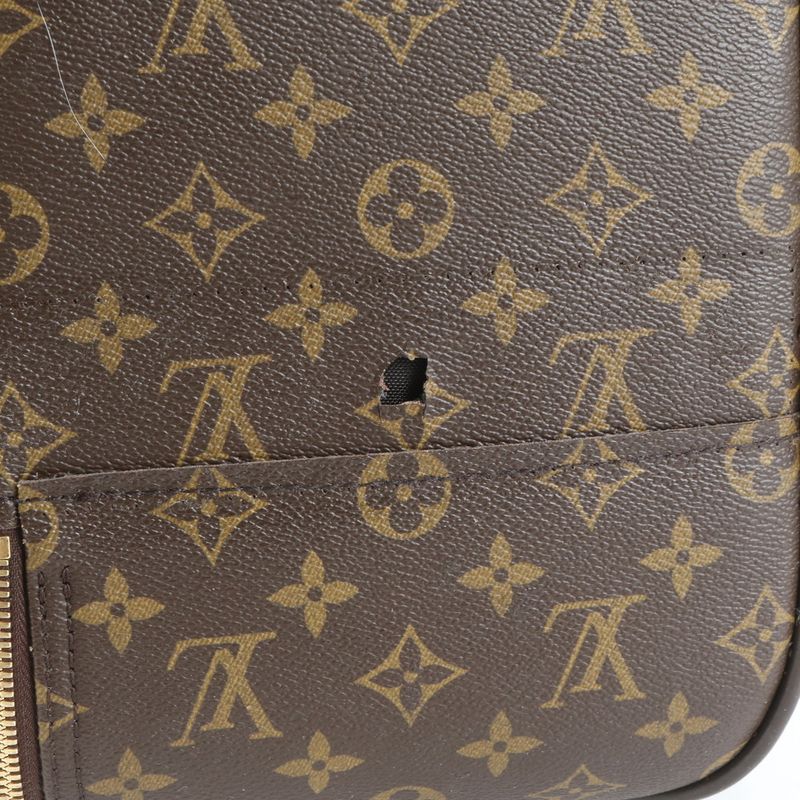 Louis Vuitton Monogram Pegas 55 M23294 Leather Suitcase Carry Case Bag Business