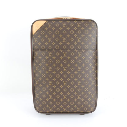 Louis Vuitton Monogram Pegas 55 M23294 Leather Suitcase Carry Case Bag Business