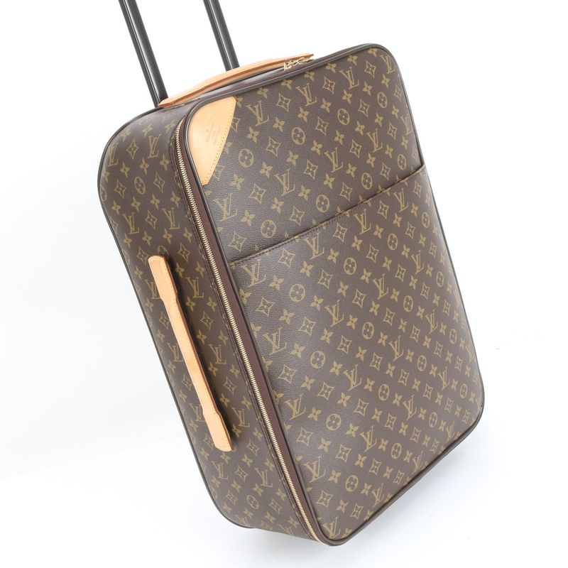 Louis Vuitton Monogram Pegas 55 M23294 Leather Suitcase Carry Case Bag Business
