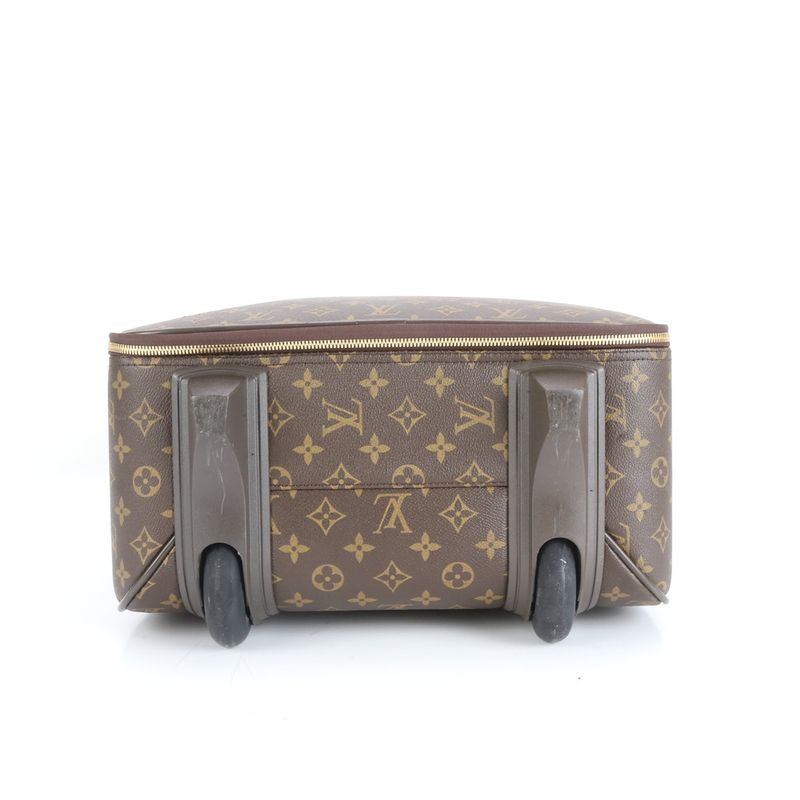 Louis Vuitton Monogram Pegas 55 M23294 Leather Suitcase Carry Case Bag Business