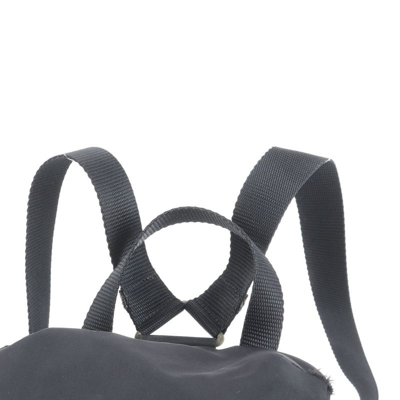 Prada Authenticity With Card Tessuto Nylon Triangle Logo B6677 Leather Backpack