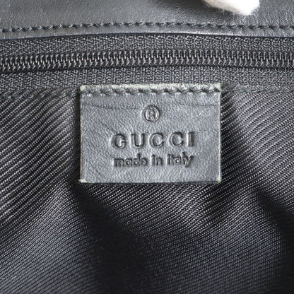 Gucci GG Canvas 002-1098 Leather Tote Bag Shoulder Hand Black Women's RRM Cy4-10