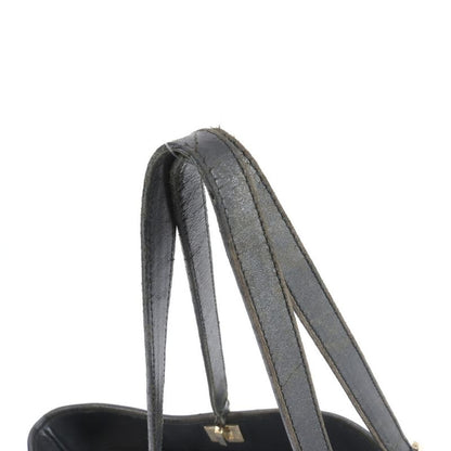 Gucci GG Canvas 002-1098 Leather Tote Bag Shoulder Hand Black Women's RRM Cy4-10