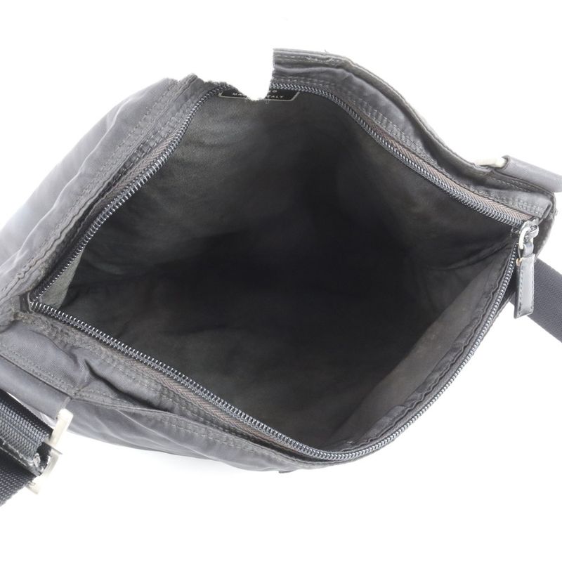 Prada Tessuto Nylon Triangle Logo Shoulder Bag Crossbody Messenger Commuter