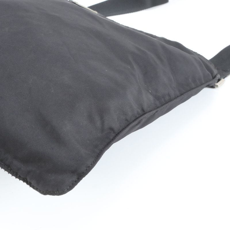 Prada Tessuto Nylon Triangle Logo Shoulder Bag Crossbody Messenger Commuter