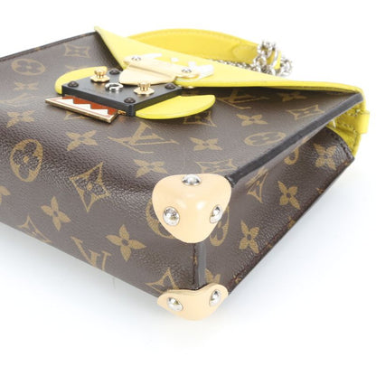 Louis Vuitton Monogram Pochette Masque PM M50127 Leather 2WAY Shoulder Bag