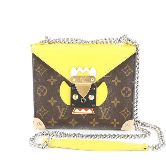 Louis Vuitton Monogram Pochette Masque PM M50127 Leather 2WAY Shoulder Bag