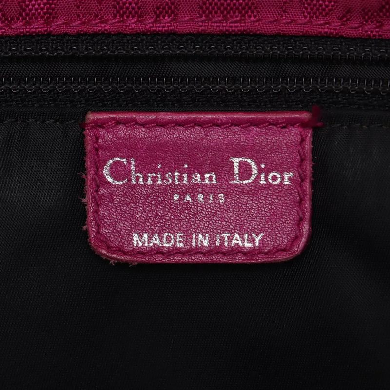 Christian Dior Trotter Leather Canvas Shoulder Bag Shoulder Tote Hand Women's