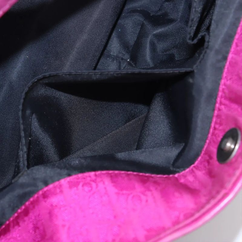 Christian Dior Trotter Leather Canvas Shoulder Bag Shoulder Tote Hand Women's