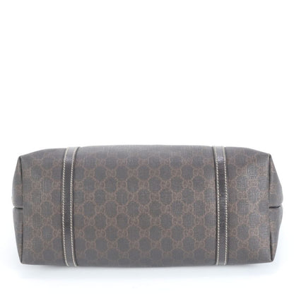 Gucci GG Supreme Leather Tote Bag Shoulder A4 197953 Brown Genuine Leather