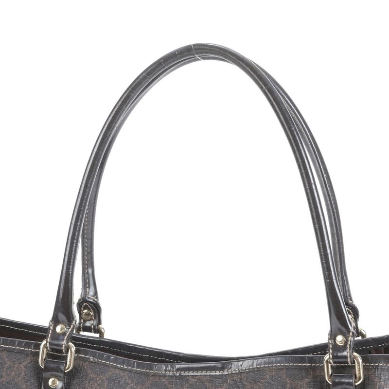 Gucci GG Supreme Leather Tote Bag Shoulder A4 197953 Brown Genuine Leather