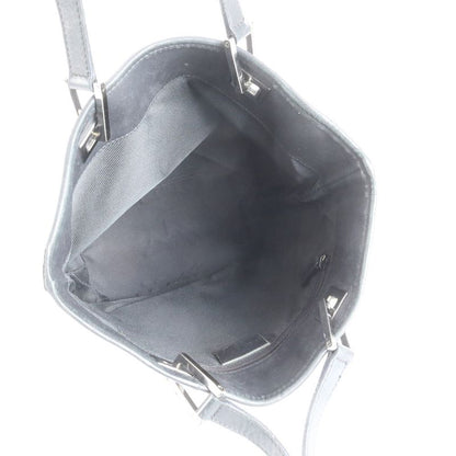 Gucci GG Canvas Leather Tote Bag Shoulder 31244 Black Genuine Leather Women RRE