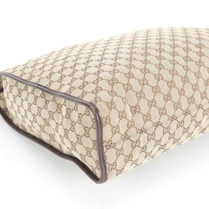 Gucci GG Canvas Leather Tote Bag Shoulder Business Commute Document Bag 181090