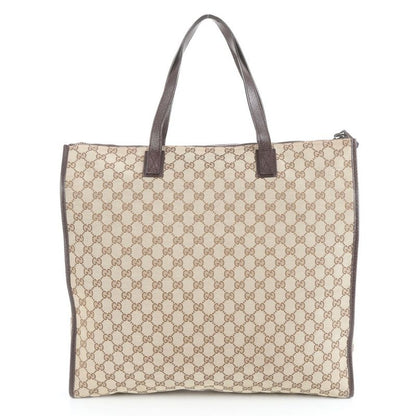 Gucci GG Canvas Leather Tote Bag Shoulder Business Commute Document Bag 181090