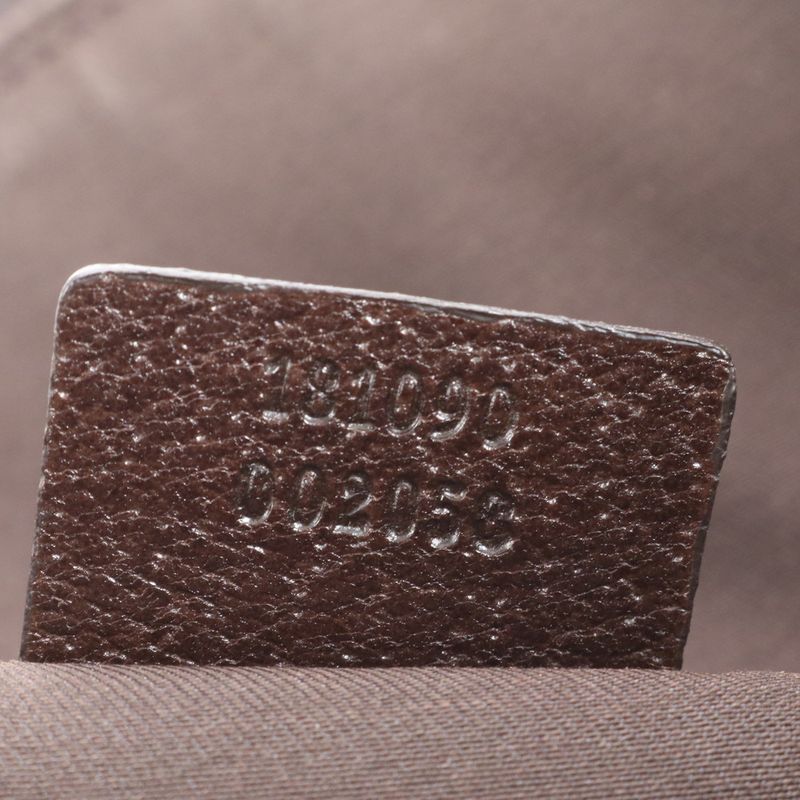 Gucci GG Canvas Leather Tote Bag Shoulder Business Commute Document Bag 181090