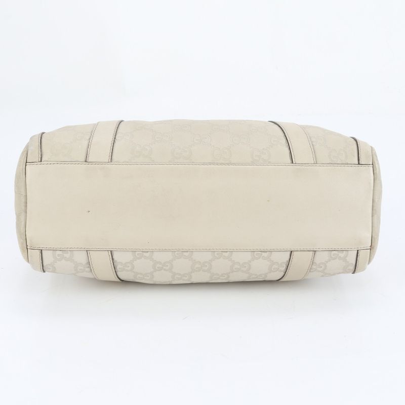 Guccissima Abby Mini Boston Leather Handbag Tote 130942 Gold Hardware Women's