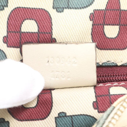 Guccissima Abby Mini Boston Leather Handbag Tote 130942 Gold Hardware Women's