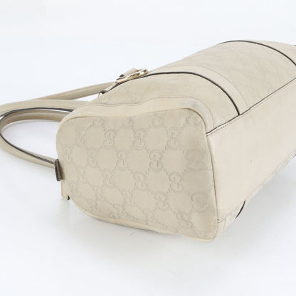 Guccissima Abby Mini Boston Leather Handbag Tote 130942 Gold Hardware Women's