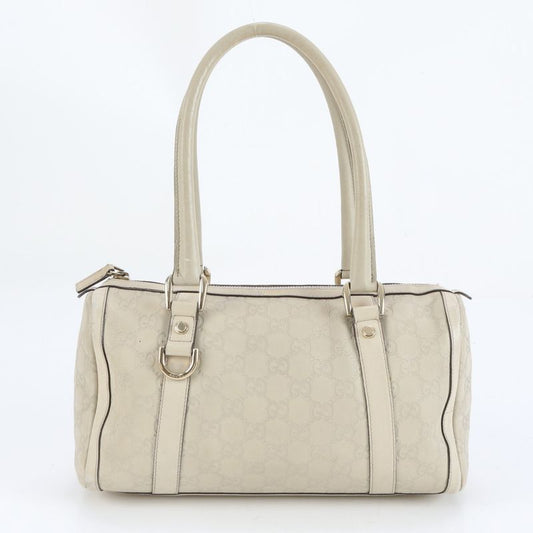 Guccissima Abby Mini Boston Leather Handbag Tote 130942 Gold Hardware Women's