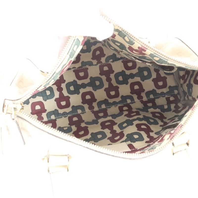 Guccissima Abby Mini Boston Leather Handbag Tote 130942 Gold Hardware Women's