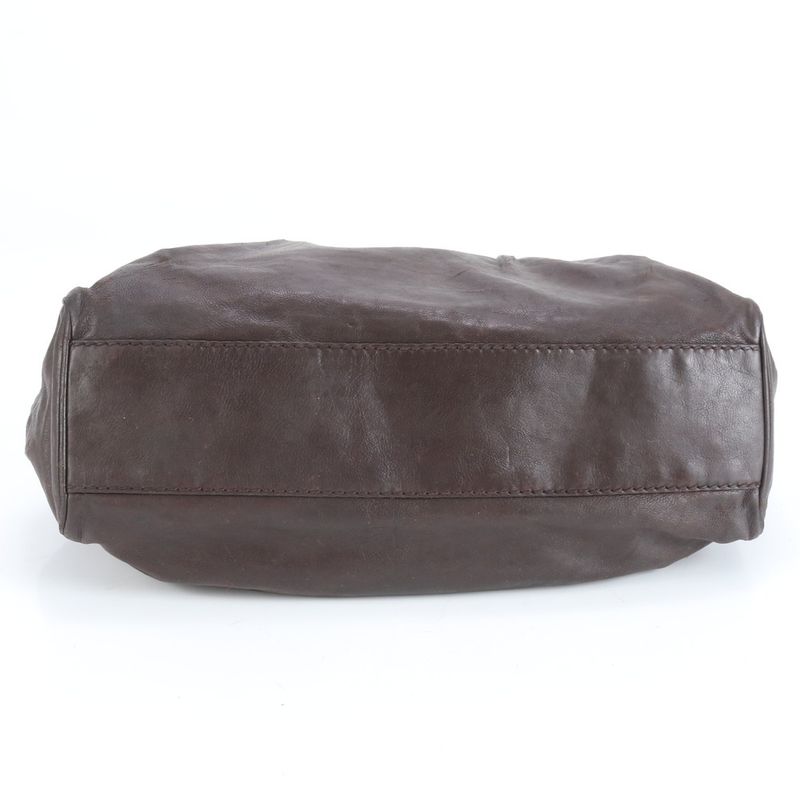 Gucci Sookie Leather Tote Bag Shoulder 211944 Brown Gold Hardware Women's RRE