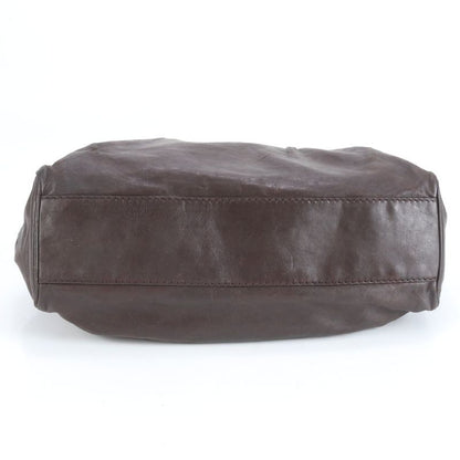 Gucci Sookie Leather Tote Bag Shoulder 211944 Brown Gold Hardware Women's RRE