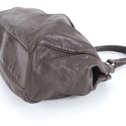 Gucci Sookie Leather Tote Bag Shoulder 211944 Brown Gold Hardware Women's RRE