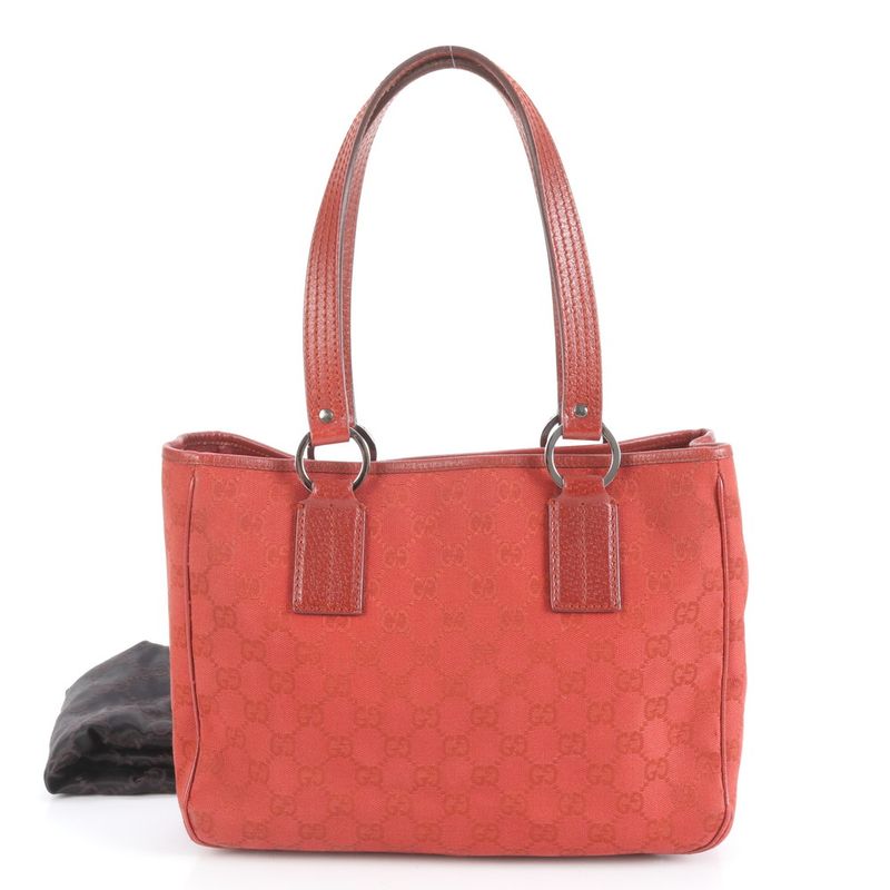 Gucci GG Canvas Leather Tote Bag 113019 Shoulder Hand Women's CCE Cz32-10