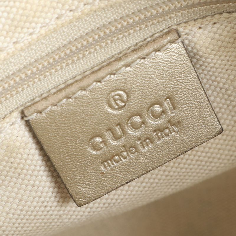 Gucci GG Canvas Sookie 247902 Leather 2WAY Shoulder Bag Crossbody Tote Brown