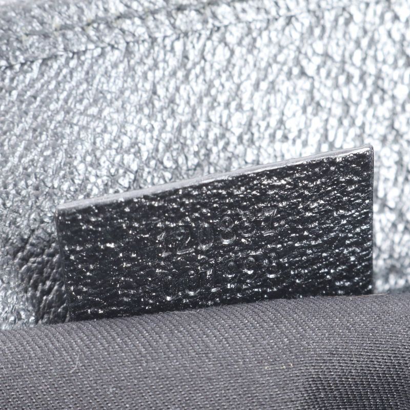 Gucci GG Canvas Eclipse Leather Tote Bag Shoulder 120837 Black Women's RRE