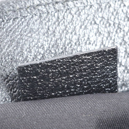 Gucci GG Canvas Eclipse Leather Tote Bag Shoulder 120837 Black Women's RRE