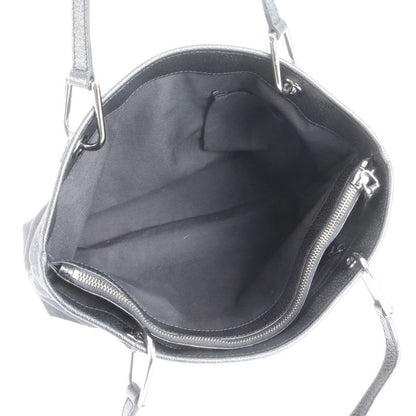 Gucci GG Canvas Eclipse Leather Tote Bag Shoulder 120837 Black Women's RRE