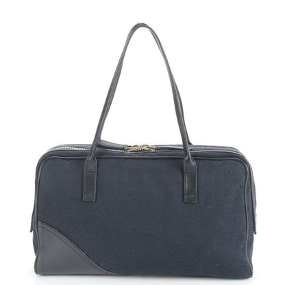 Gucci GG Canvas New Britt Leather Tote Bag Shoulder 169971 Black Women's RRE