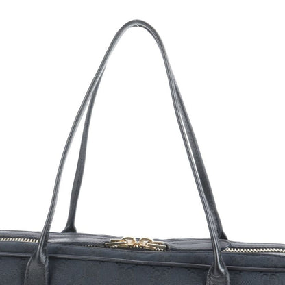 Gucci GG Canvas New Britt Leather Tote Bag Shoulder 169971 Black Women's RRE