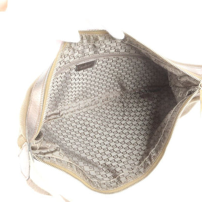 Gucci Leather Shoulder Bag Shoulder One Shoulder Hobo 001 4181 Gold Genuine