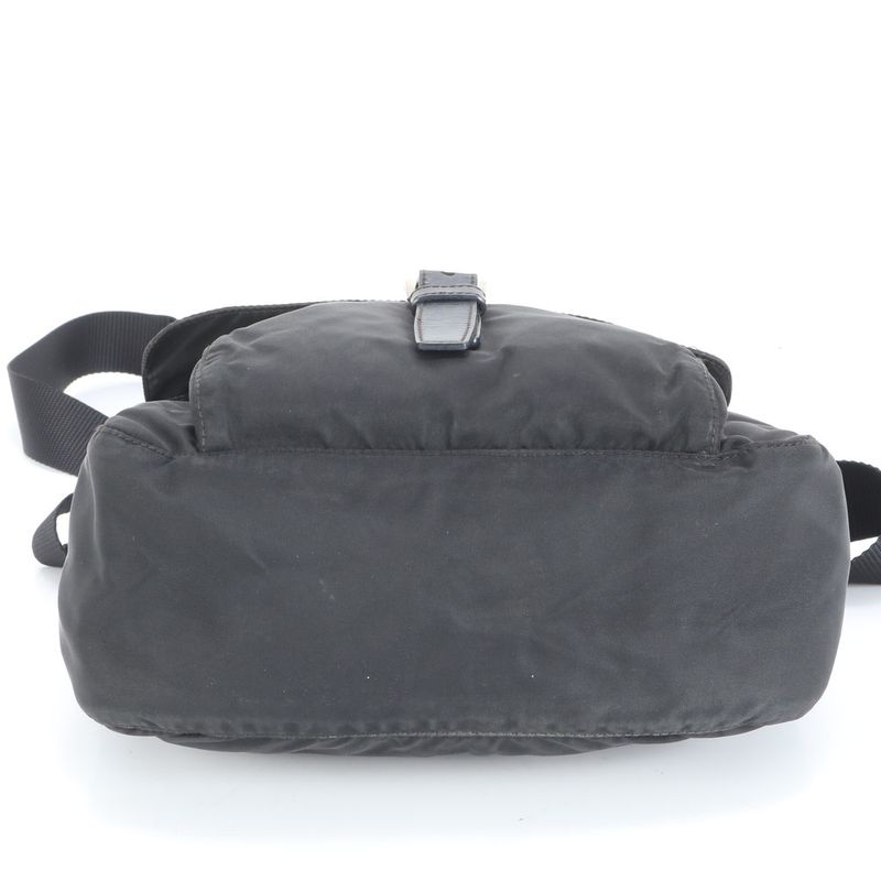 Prada Tessuto Nylon Triangle Logo Leather Shoulder Bag Crossbody Messenger Men