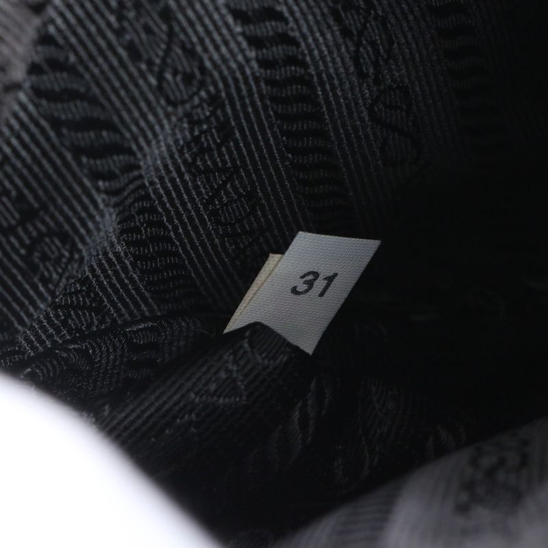 Prada Tessuto Nylon Triangle Logo Leather Shoulder Bag Crossbody Messenger Men