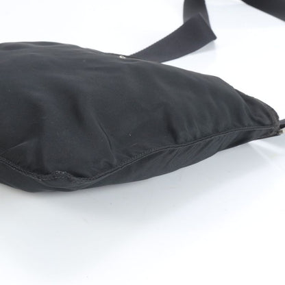 Prada Tessuto Nylon Triangle Logo Leather Shoulder Bag Crossbody Messenger Men
