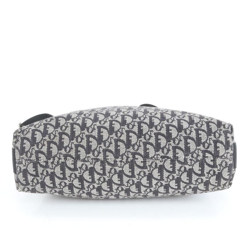 Christian Dior Trotter Leather Shoulder Bag Crossbody Messenger Black Men's EEE