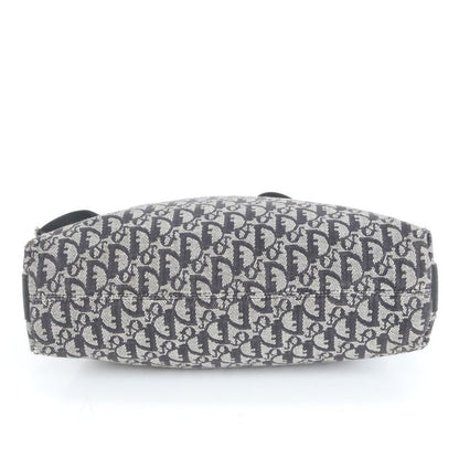 Christian Dior Trotter Leather Shoulder Bag Crossbody Messenger Black Men's EEE