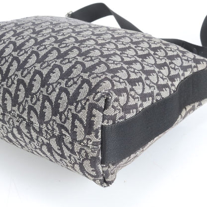 Christian Dior Trotter Leather Shoulder Bag Crossbody Messenger Black Men's EEE