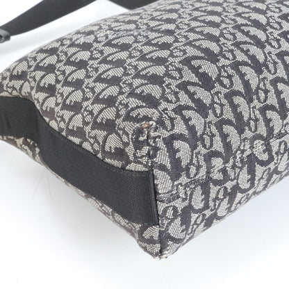 Christian Dior Trotter Leather Shoulder Bag Crossbody Messenger Black Men's EEE