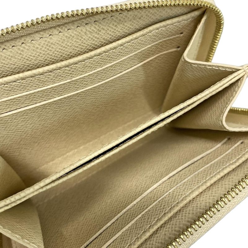 Louis Vuitton Coin Case Damier Beautiful Zippy Coin Purse N63069 Azure X Beige