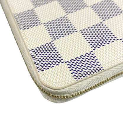 Louis Vuitton Coin Case Damier Beautiful Zippy Coin Purse N63069 Azure X Beige