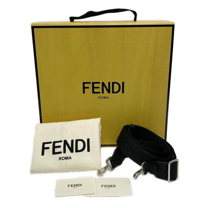 Fendi Handbag Peekaboo ICYX Cross 7va582 Black Leather