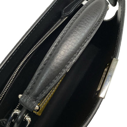 Fendi Handbag Peekaboo ICYX Cross 7va582 Black Leather