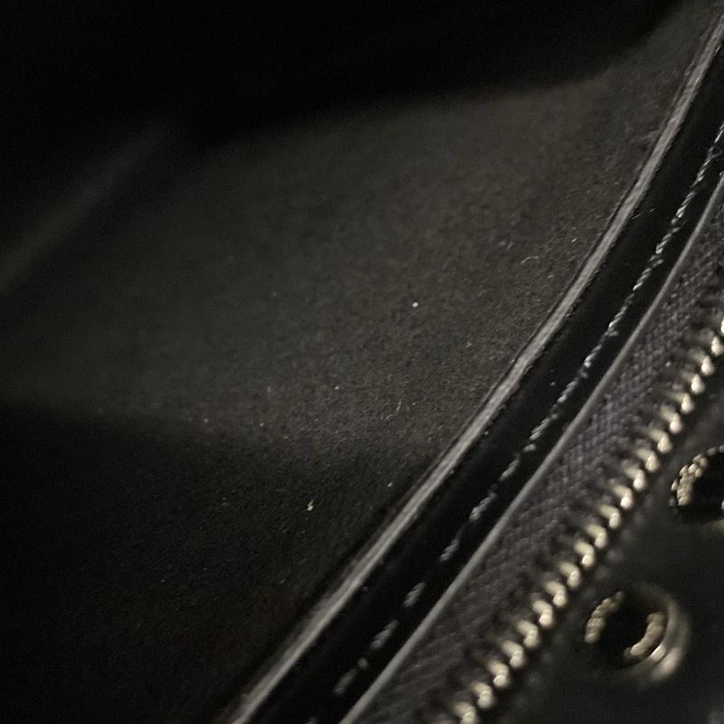 Fendi Handbag Peekaboo ICYX Cross 7va582 Black Leather