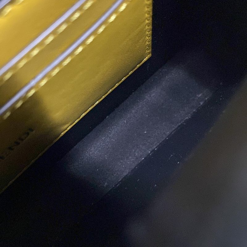 Fendi Handbag Peekaboo ICYX Cross 7va582 Black Leather