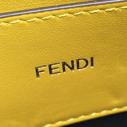 Fendi Handbag Peekaboo ICYX Cross 7va582 Black Leather